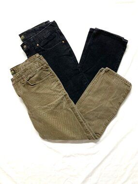 Lee Jeans Mens 34x30 Lot 2 Pairs Regular Fit Straight